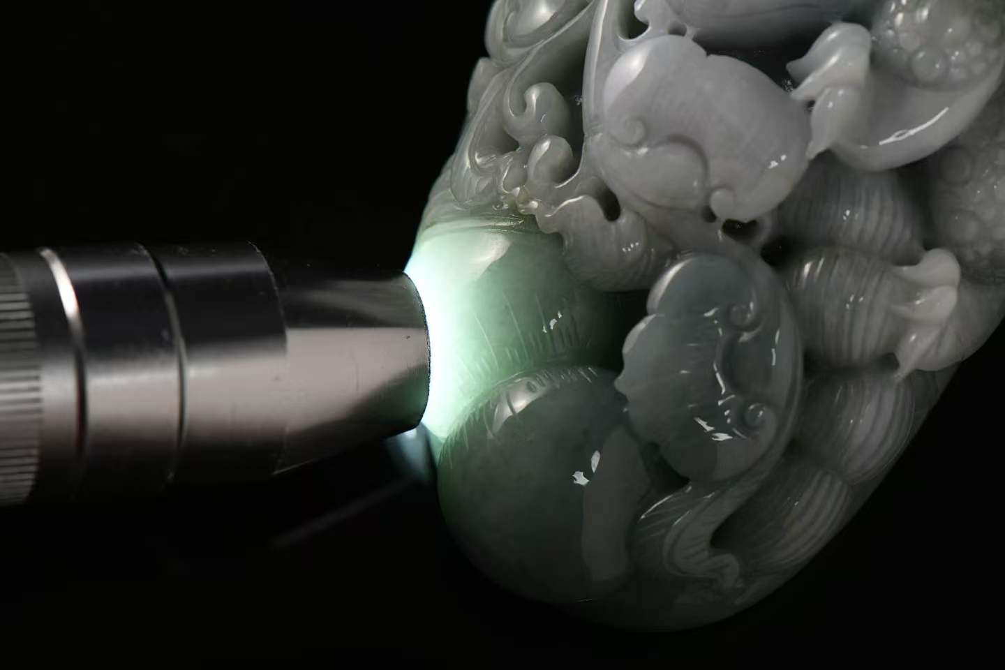 Toad Wealth & Bat Blessings Jade Handheld Decor - Natural Grade A Jadeite Handpiece