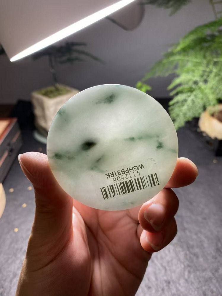 飘花翡翠明料片料 天然 A 货冰种飘花原石毛料